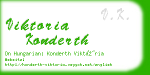 viktoria konderth business card